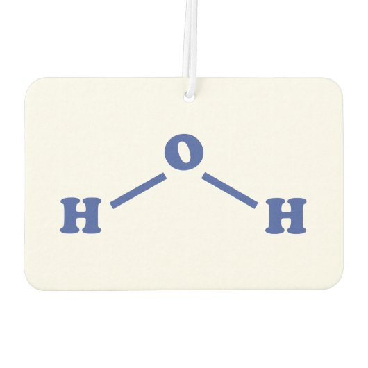 Molekulare chemische Formel Autolufterfrischer (Rückseite)