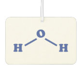 Molekulare chemische Formel Autolufterfrischer (Vorderseite)