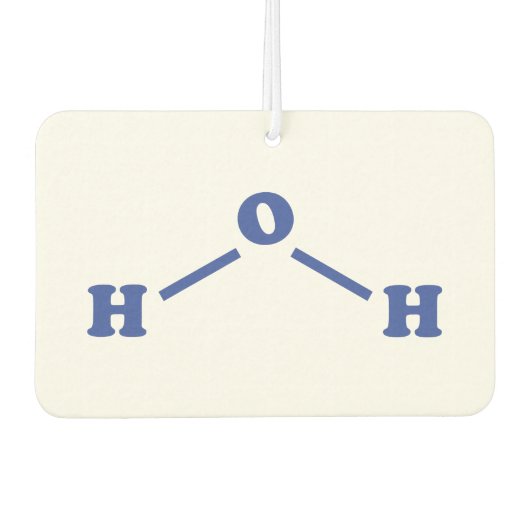 Molekulare chemische Formel Autolufterfrischer (Vorderseite)