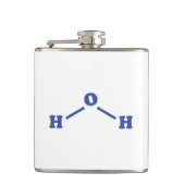 Molekulare chemische Formel Flachmann (Vorderseite)