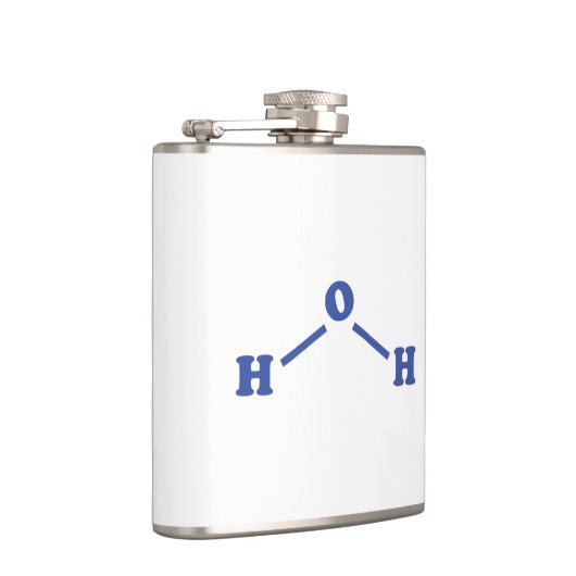 Molekulare chemische Formel Flachmann (Rechts)