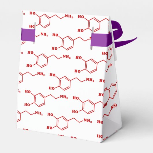 Molekulare chemische Formel für Dopamin Geschenkschachtel (Rückseite)