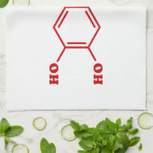 Molekulare chemische Formel für Dopamin Geschirrtuch (Gefaltet)