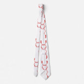 Molekulare chemische Formel für Dopamin Krawatte (Rückseite)