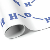 Molekulare chemische Formel Geschenkpapier (Rolleneckpunkt)
