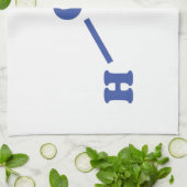 Molekulare chemische Formel Geschirrtuch (Gefaltet)