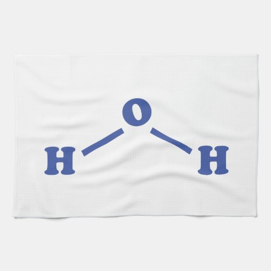 Molekulare chemische Formel Geschirrtuch (Horizontal)