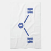 Molekulare chemische Formel Geschirrtuch (Vertikal)