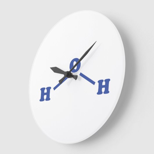 Molekulare chemische Formel Große Wanduhr (Winkel)
