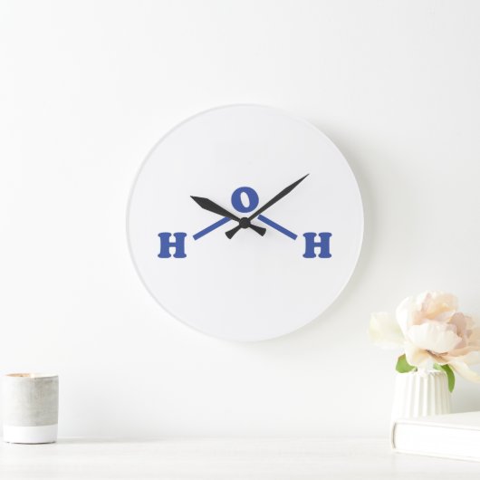 Molekulare chemische Formel Große Wanduhr (Zuhause)
