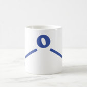 Molekulare chemische Formel Kaffeetasse (Mittel)