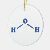 Molekulare chemische Formel Keramik Ornament (Links)