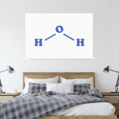 Molekulare chemische Formel Leinwanddruck (Insitu (Schlafzimmer))