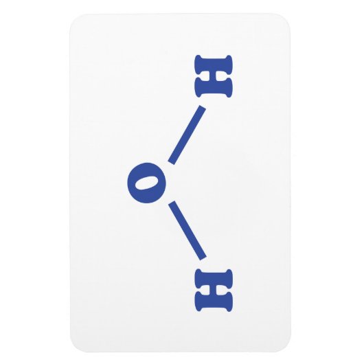 Molekulare chemische Formel Magnet (Vertikal)