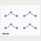 Molekulare chemische Formel Rechteckiger Aufkleber (Blatt)