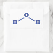 Molekulare chemische Formel Rechteckiger Aufkleber (Tasche)