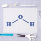 Molekulare chemische Formel Seidenpapier (Handwerk)