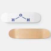 Molekulare chemische Formel Skateboard (Horizontal)