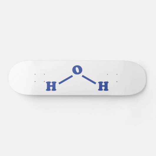Molekulare chemische Formel Skateboard (Horizontal)