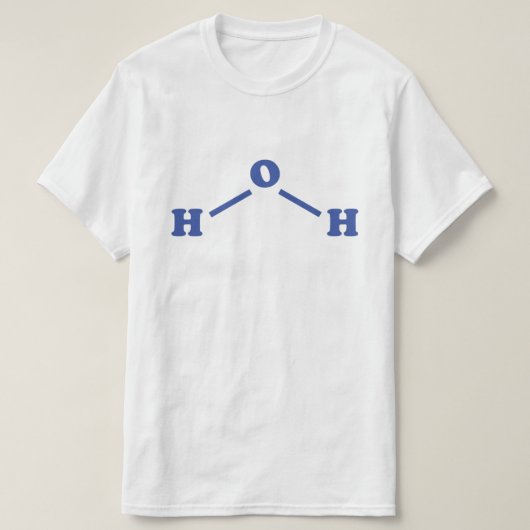 Molekulare chemische Formel T-Shirt (Design vorne)