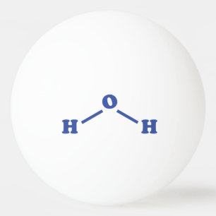 Molekulare chemische Formel Tischtennisball