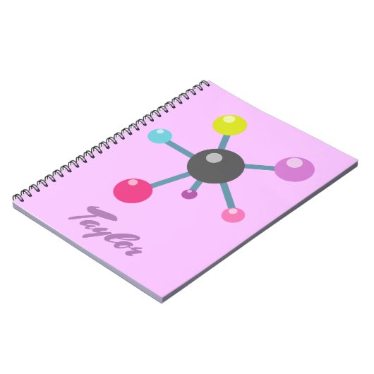 Molekulare Farben Notizblock (Linke Seite)