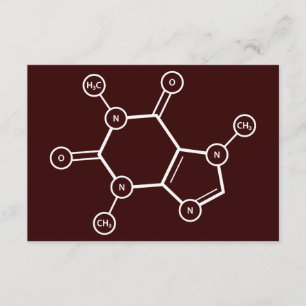 Molekulare Struktur C8H10N4O2 Einladung