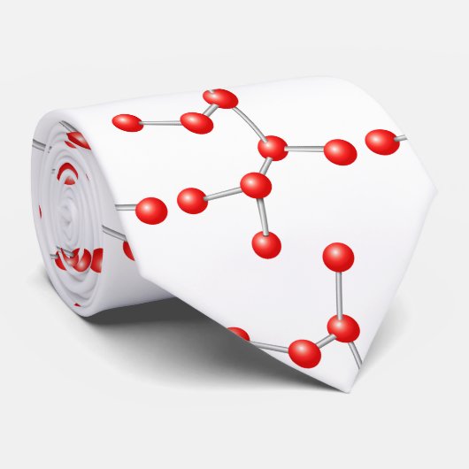 Molekulare Struktur Krawatte (Gerollt)