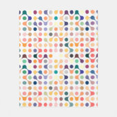 Molekulare Struktur-Muster Fleecedecke (Vorderseite)