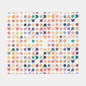 Molekulare Struktur-Muster Fleecedecke (Vorderseite (Horizontal))