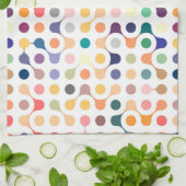 Molekulare Struktur-Muster Geschirrtuch (Gefaltet)