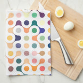 Molekulare Struktur-Muster Geschirrtuch (Viertel Falte)