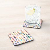 Molekulare Struktur-Muster Getränkeuntersetzer (Rechte Seite)