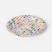 Molekulare Struktur-Muster Pappteller (Schrägansicht)