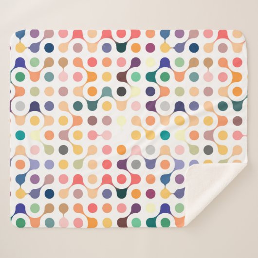 Molekulare Struktur-Muster Sherpadecke (Vorderseite (Horizontal))