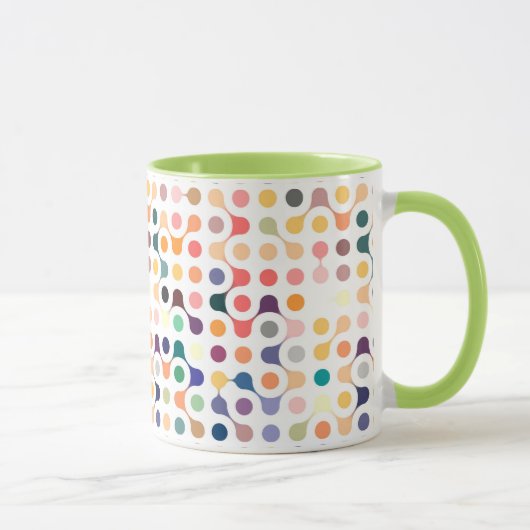 Molekulare Struktur-Muster Tasse (Rechts)
