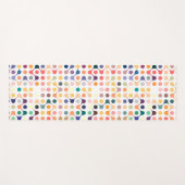 Molekulare Struktur-Muster Yogamatte (Vorderseite (Horizontal))