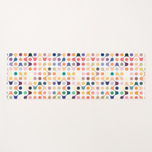 Molekulare Struktur-Muster Yogamatte (Vorderseite (Horizontal))