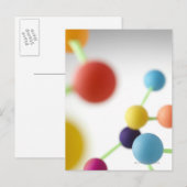 Molekulare Struktur Postkarte (Vorne/Hinten)