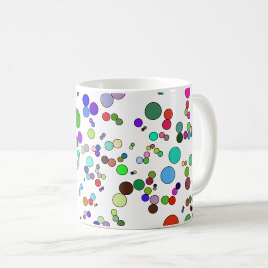 Moleküle 11oz Tasse (VorderseiteRechts)