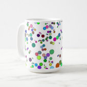 Moleküle 15 oz Tasse (Vorderseite Links)