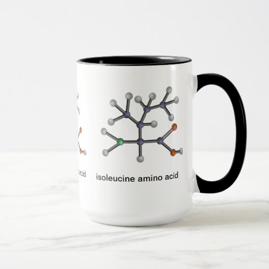 Moleküle/Aminosäuren Tasse (Rechts)