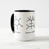 Moleküle/Aminosäuren Tasse (Vorderseite Links)