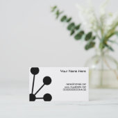 Moleküle, Ihr Name hier, Visitenkarte (Stehend Vorderseite)