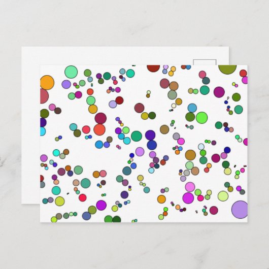 Moleküle Postkarte (Vorne/Hinten)