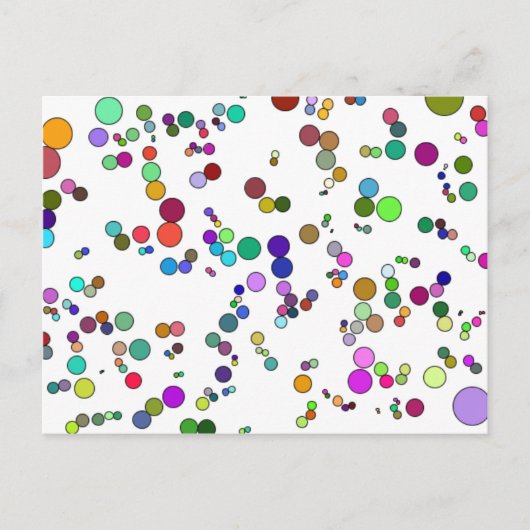 Moleküle Postkarte (Vorderseite)