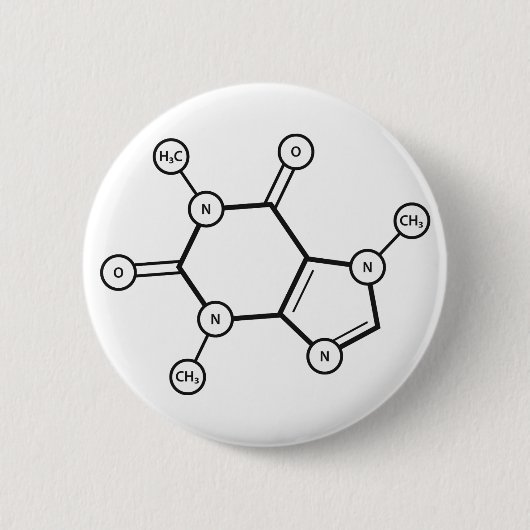 Molekülstruktur Button (Vorderseite)