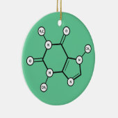 Molekülstruktur Keramik Ornament (Rechts)