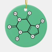 Molekülstruktur Keramik Ornament (Vorne)