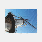 Molen in Nederland in Willemstad. Fleecedecke (Vorderseite (Horizontal))